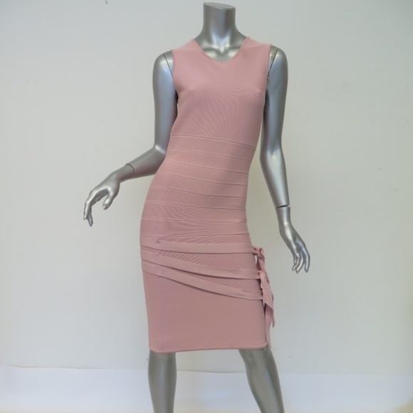 Herve Leger Dresses & Skirts - Herve Leger Bandage Dress Light Pink